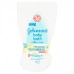 Johnson's Milk + Rice Baby Bath Refill 2 x 600ml